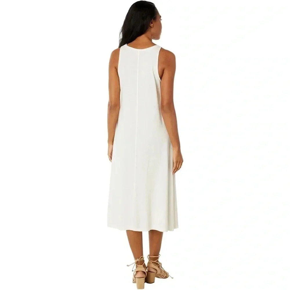 NWT Madewell Softfade Cotton Cover-Up Tank Dress White Minimalist Style #NF570 - Picture 2 of 11